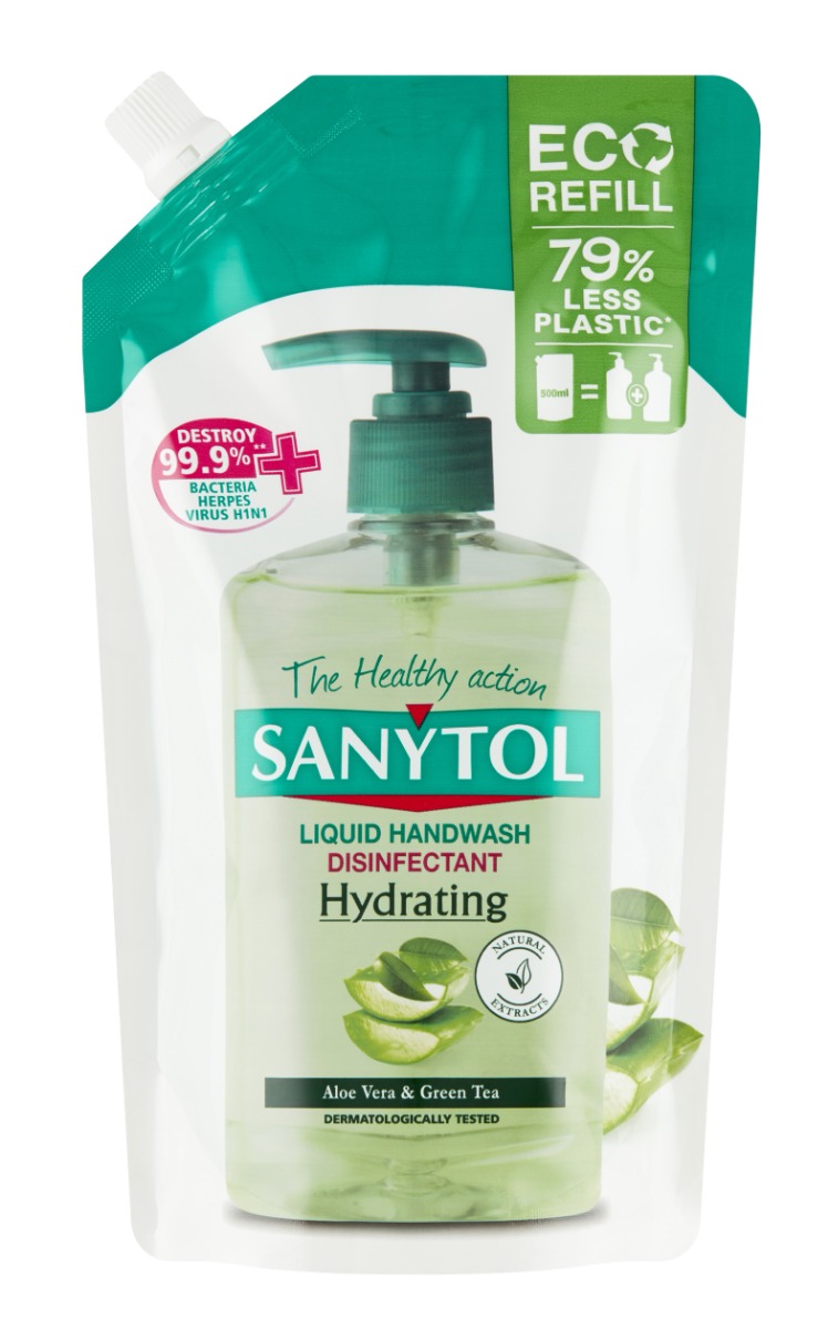 Sanytol Dezinfekční mýdlo hydratující náhradní náplň 500 ml Sanytol