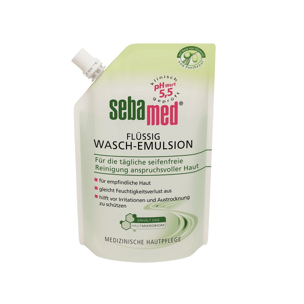 Sebamed Mycí emulze olivová náhradní náplň 400 ml Sebamed