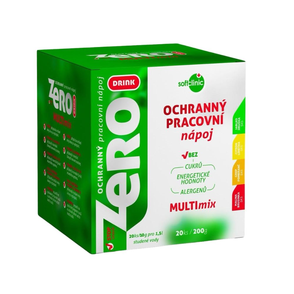 Softclinic ZERO DRINK ochranný pracovní nápoj 20x10 g Softclinic