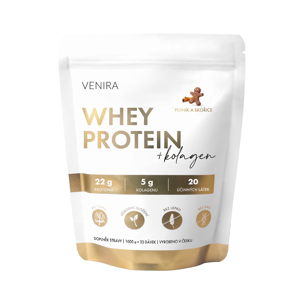 Venira Whey protein perník-skořice 1000 g Venira