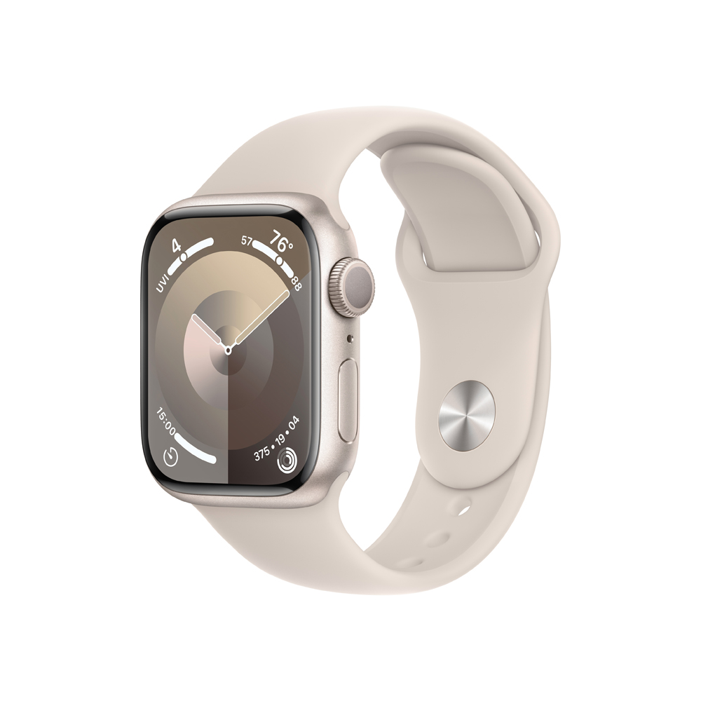 Apple Watch S9 41 mm sport band S/M smart hodinky Starlight Apple