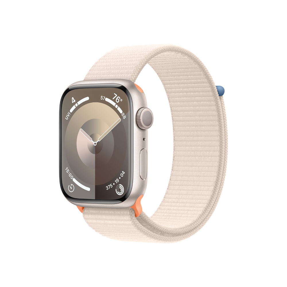 Apple Watch S9 45 mm sport loop smart hodinky Starlight Apple