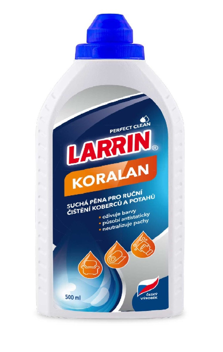 Larrin Koralan Čistič na koberce a potahy 500 ml Larrin