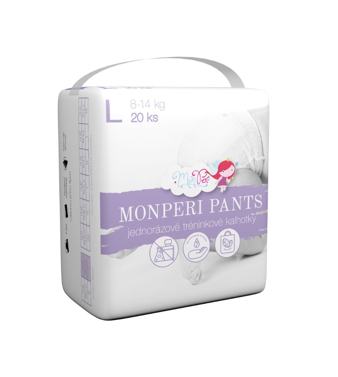 MonPeri Pants L 8-14 kg kalhotkové plenky 20 ks MonPeri