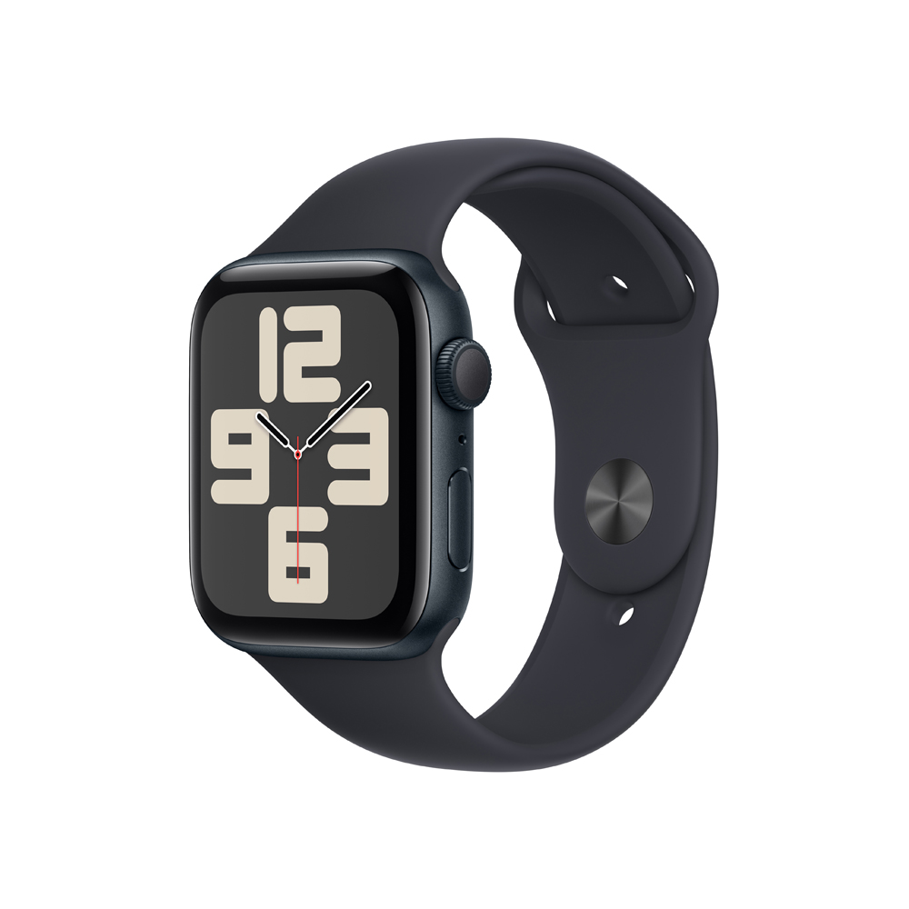 Apple Watch SE 44 mm sport band S/M smart hodinky Midnight Apple