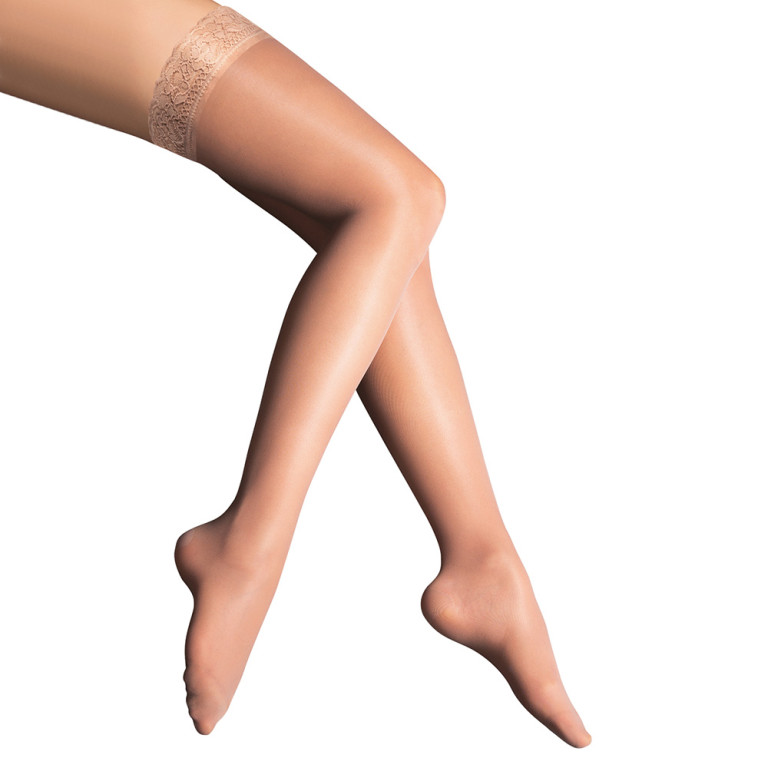 MAXIS RELAX BASIC Stehenní punčochy vel. XXL světlé MAXIS
