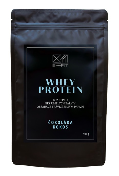 B-Fit Club Whey Protein čokoláda-kokos 900 g B-Fit Club