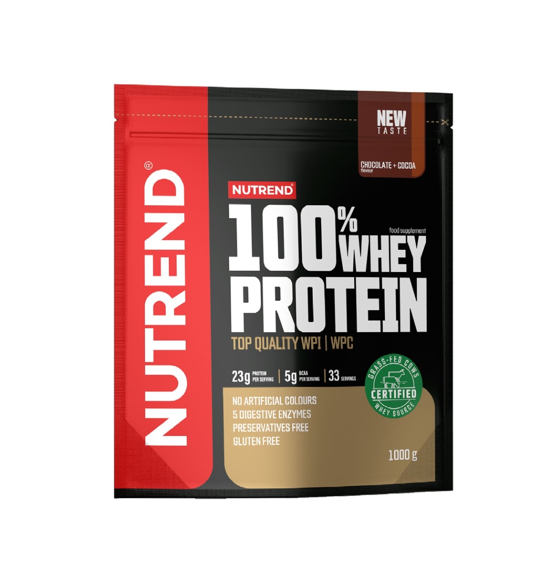 Nutrend 100% Whey Protein čokoláda + kakao 1000 g Nutrend