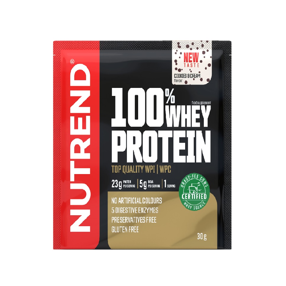 Nutrend 100% Whey Protein cookies & cream 30 g Nutrend