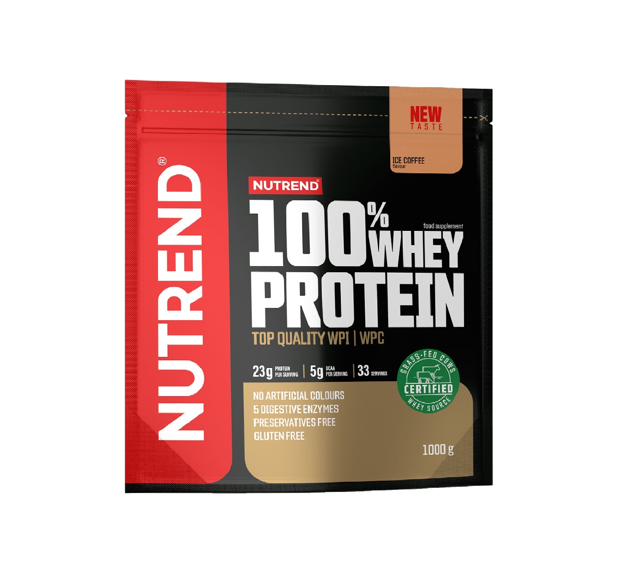 Nutrend 100% Whey Protein ledová káva 1000 g Nutrend