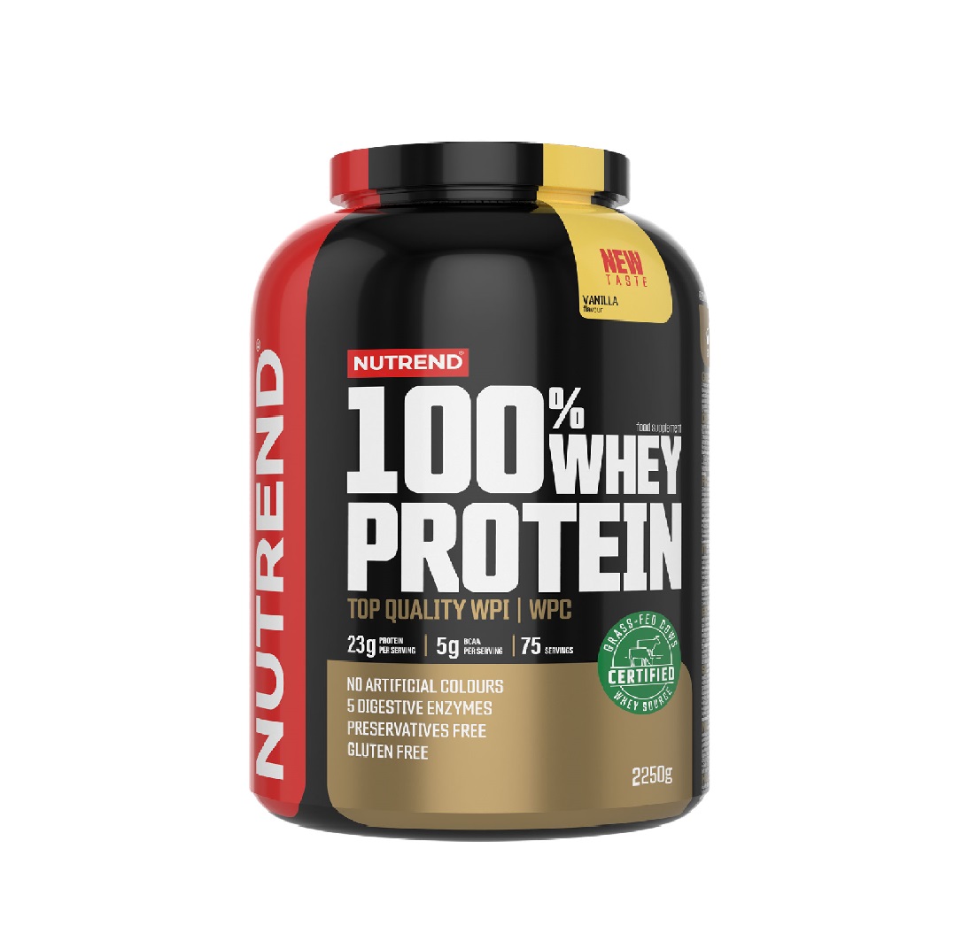 Nutrend 100% Whey Protein vanilka 2250 g Nutrend