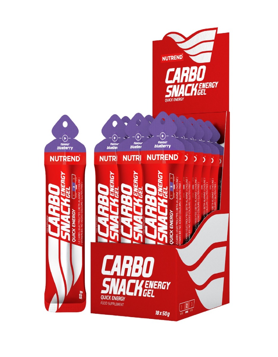 Nutrend Carbosnack borůvka sáček 50 g Nutrend