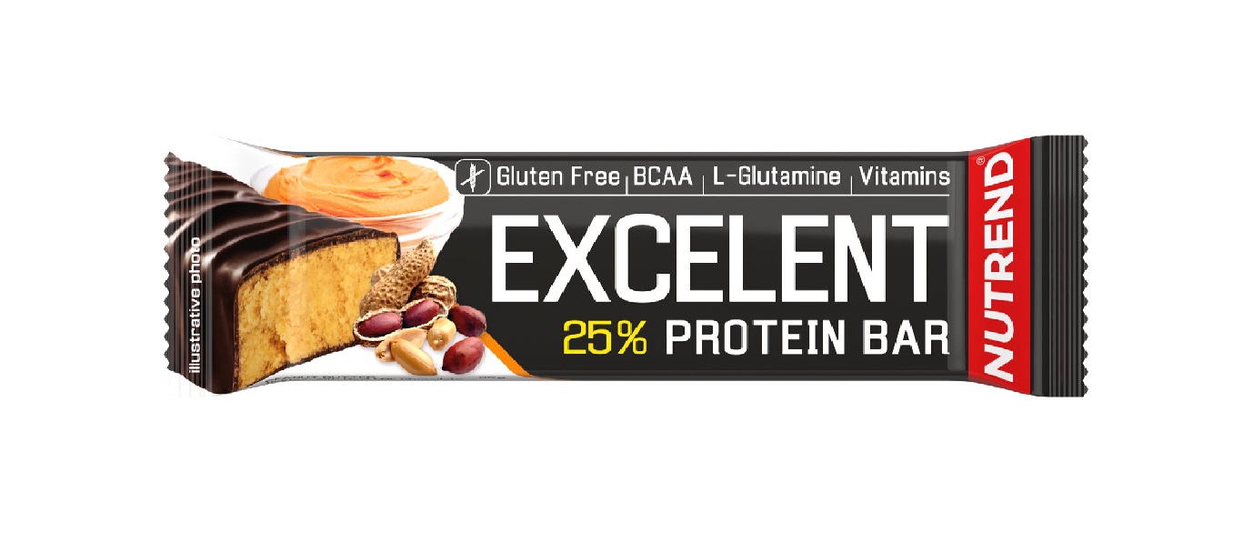 Nutrend Excelent Protein Bar arašídové máslo v mléčné čokoládě 85 g Nutrend