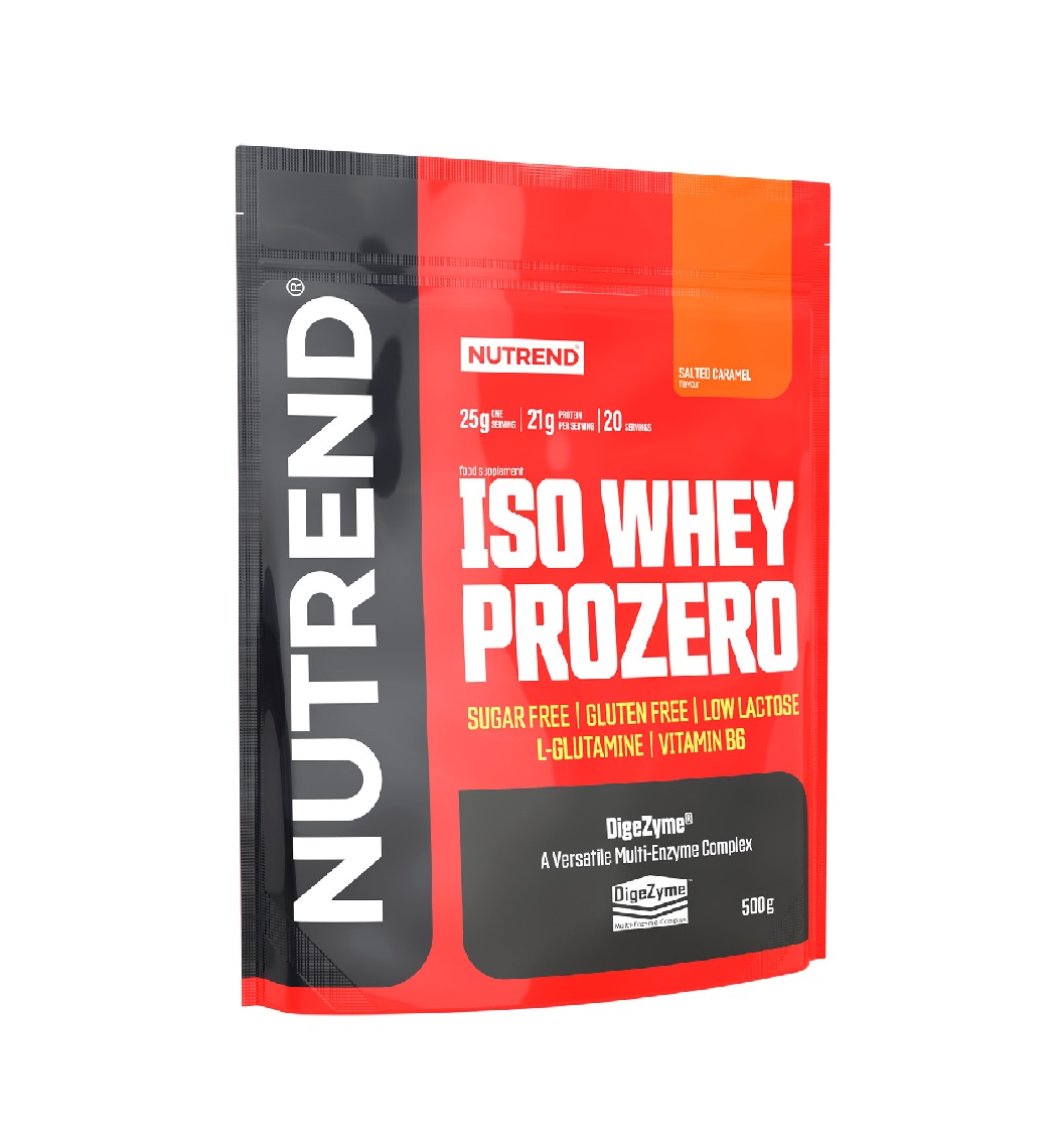Nutrend Iso Whey Prozero slaný karamel 500 g Nutrend