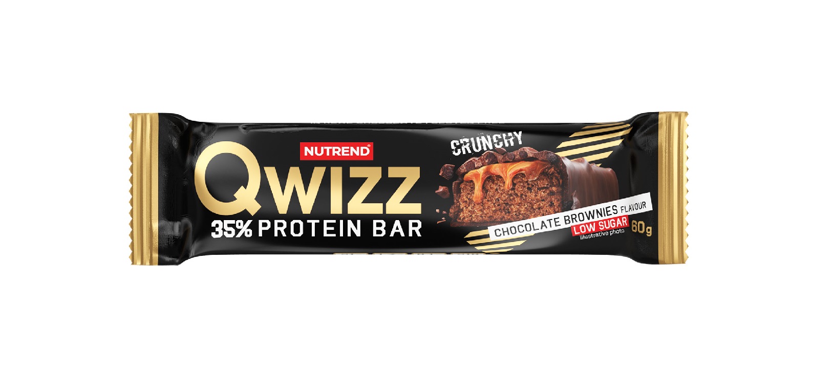 Nutrend Qwizz Protein Bar čokoládové brownies 60 g Nutrend