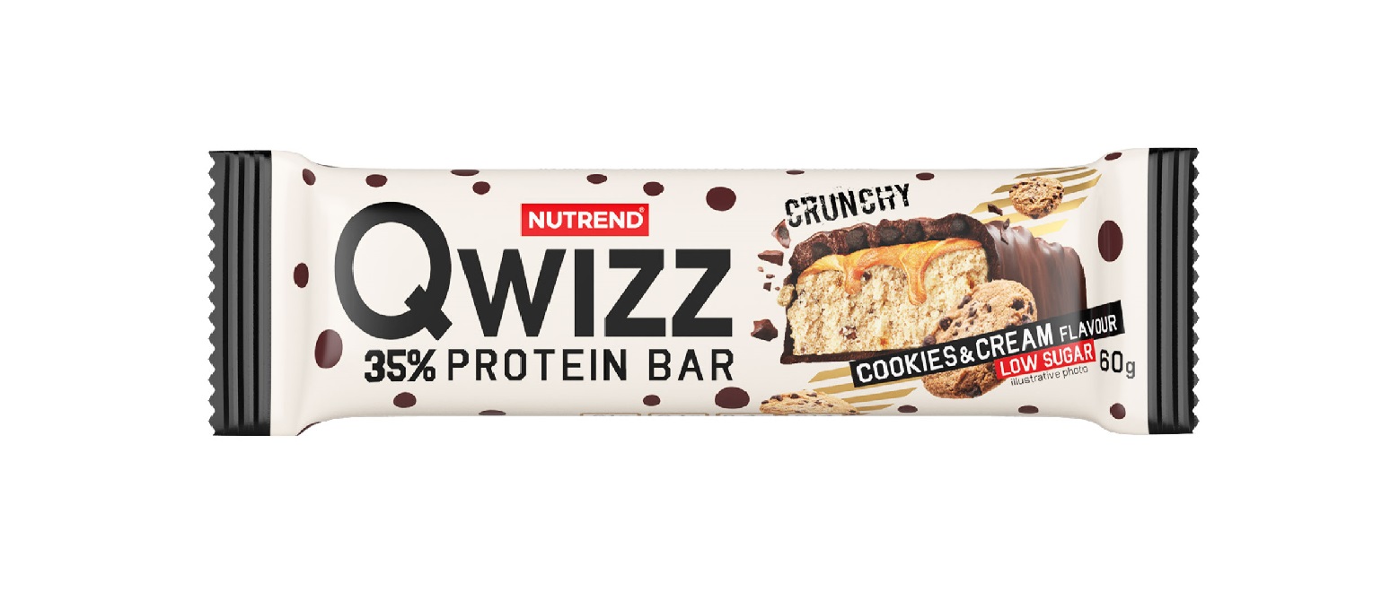 Nutrend Qwizz Protein Bar cookies & cream 60 g Nutrend