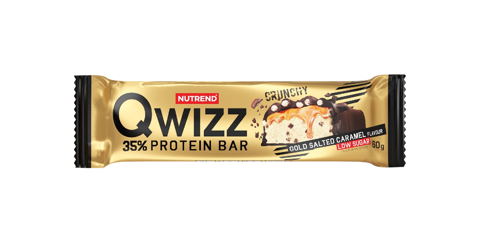 Nutrend Qwizz Protein Bar slaný karamel 60 g Nutrend