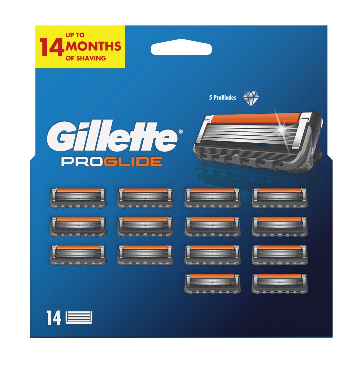 Gillette ProGlide náhradní hlavice 14 ks Gillette