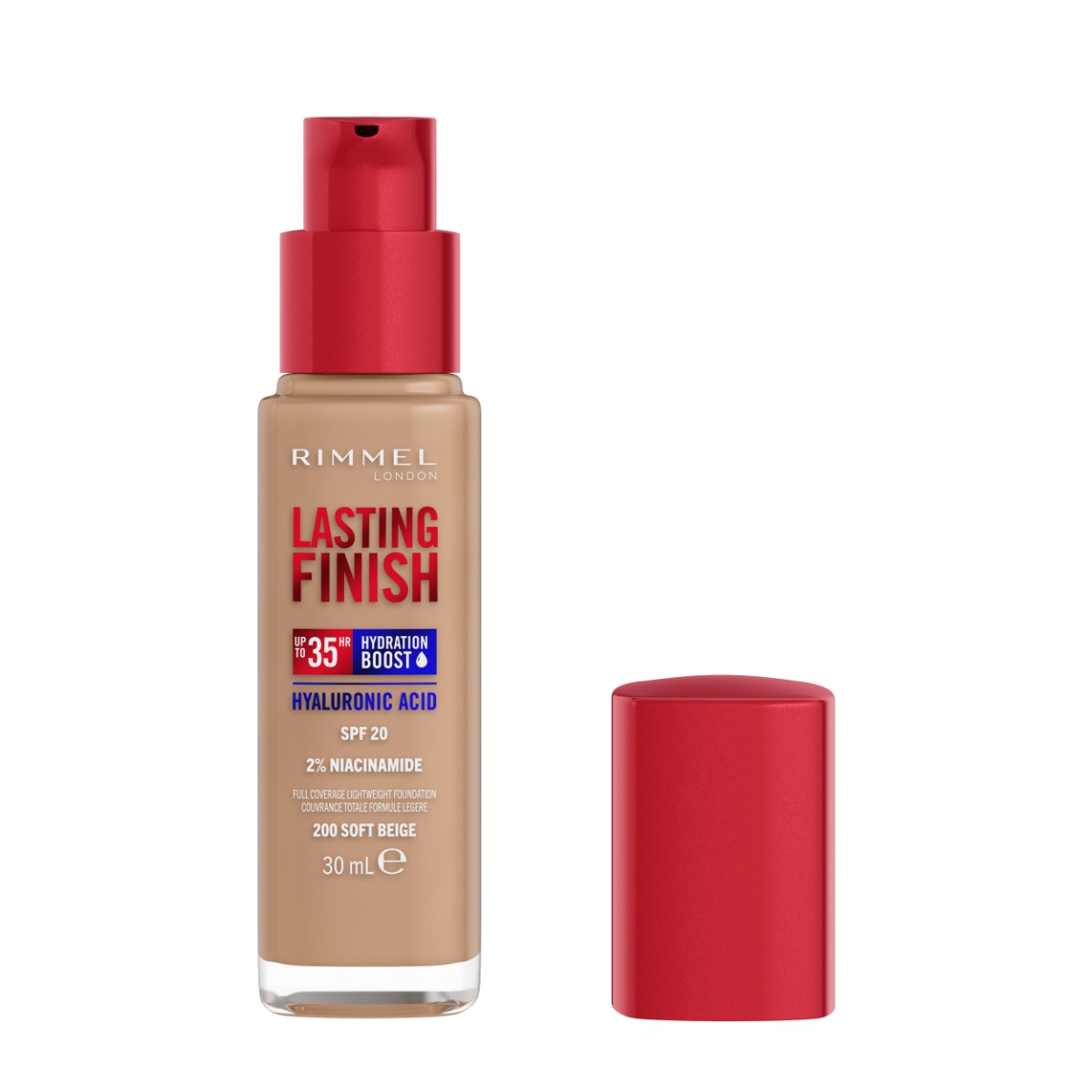 Rimmel Lasting Finish 35H 200 Soft Beige make-up 30 ml Rimmel