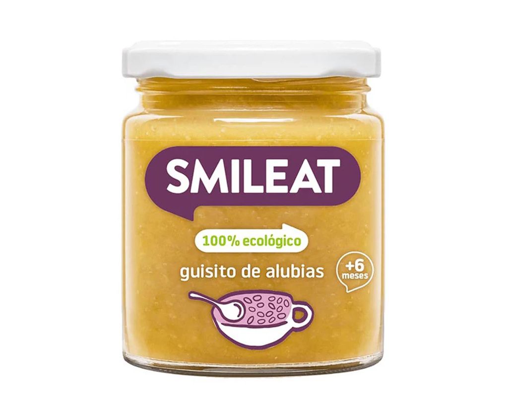 Smileat BIO příkrm telecí s bílými fazolemi a zeleninou 6M+ 230 g Smileat