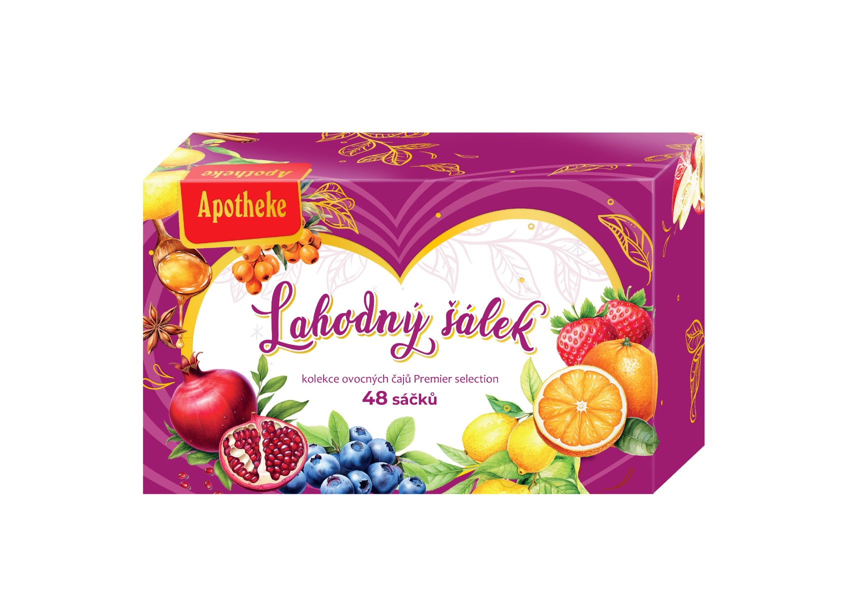 Apotheke Lahodný šálek kolekce čajů 48 sáčků Apotheke