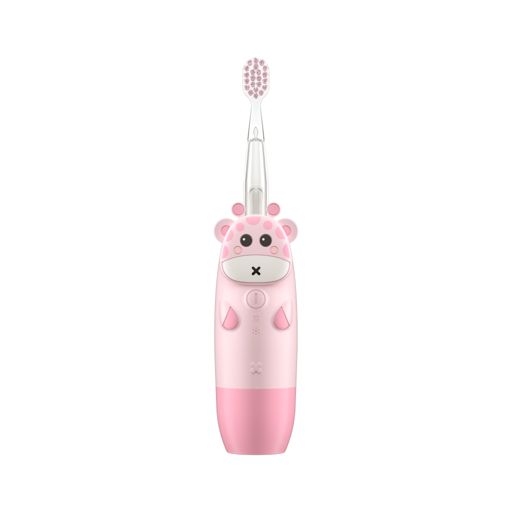 InnoGIO GIOGiraffe dětský sonický zubní kartáček 1 ks Pink InnoGIO