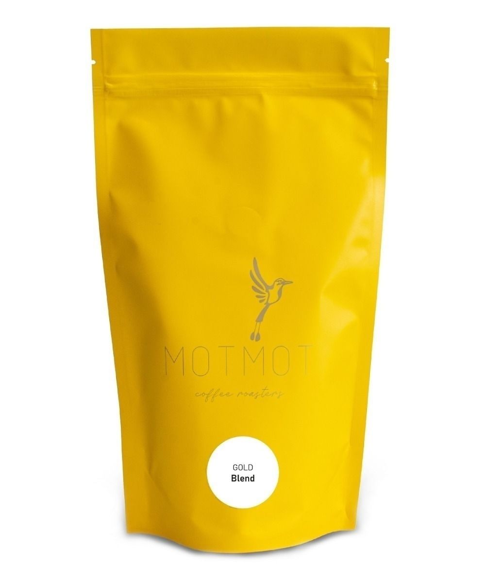 MOTMOT Gold Blend zrnková káva 150 g MOTMOT
