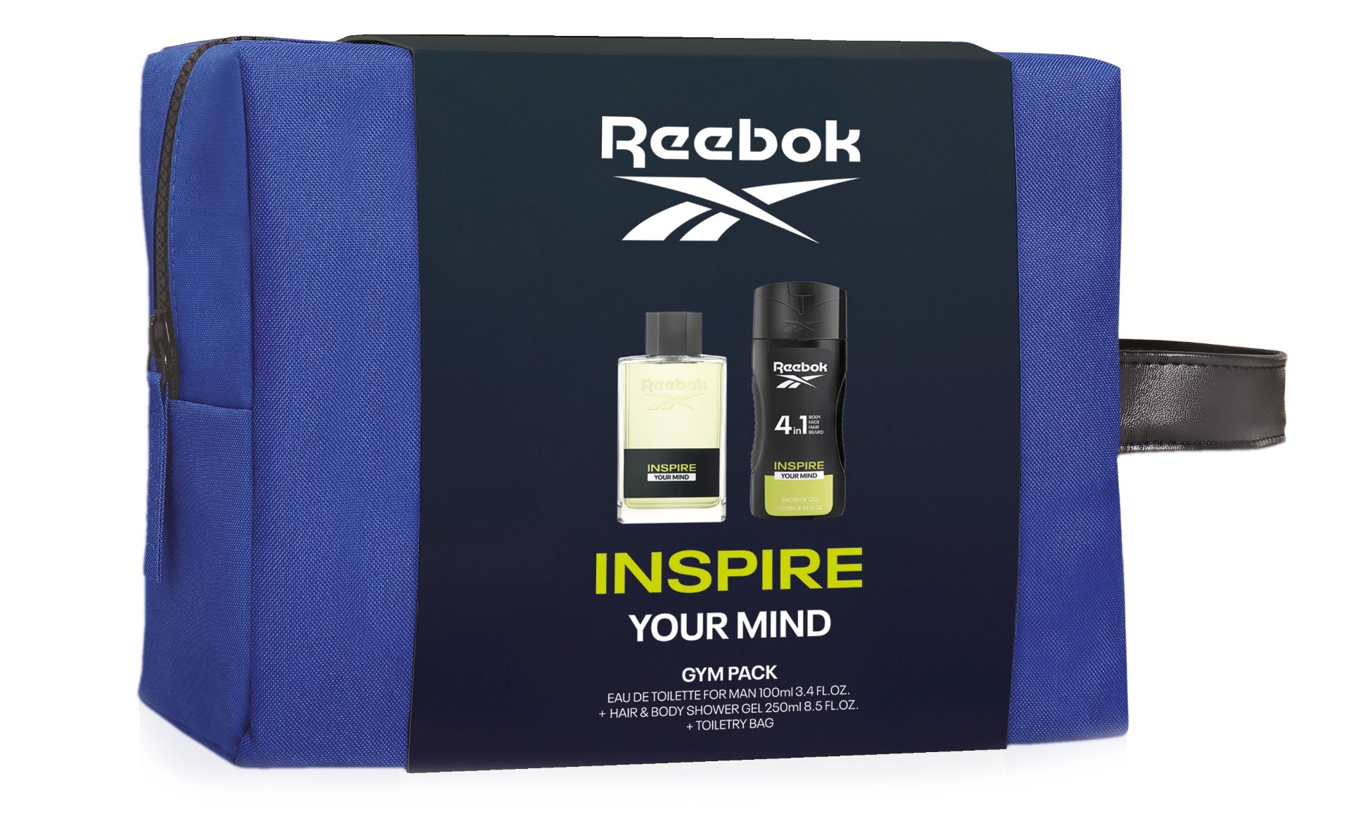 Reebok Inspire Your Mind dárková sada pro muže 3 ks Reebok