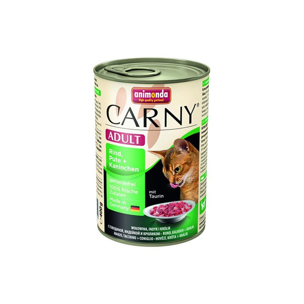 Animonda Carny hovězí/krůta/králík 400 g Animonda