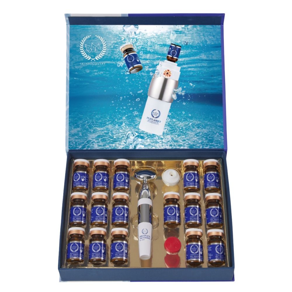 BIO PLEX Ampoule 16 + Ion Massager kosmetická sada 17 ks BIO PLEX