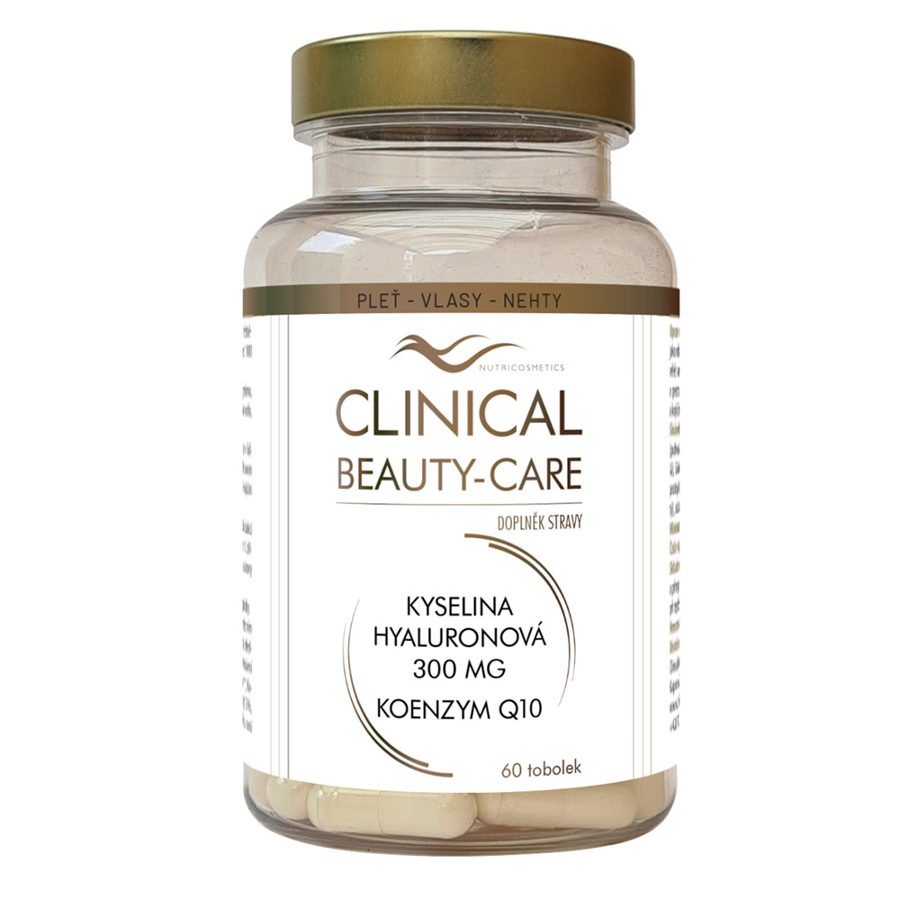 Clinical Beauty-Care Kyselina hyaluronová + Koenzym Q10 60 tobolek Clinical