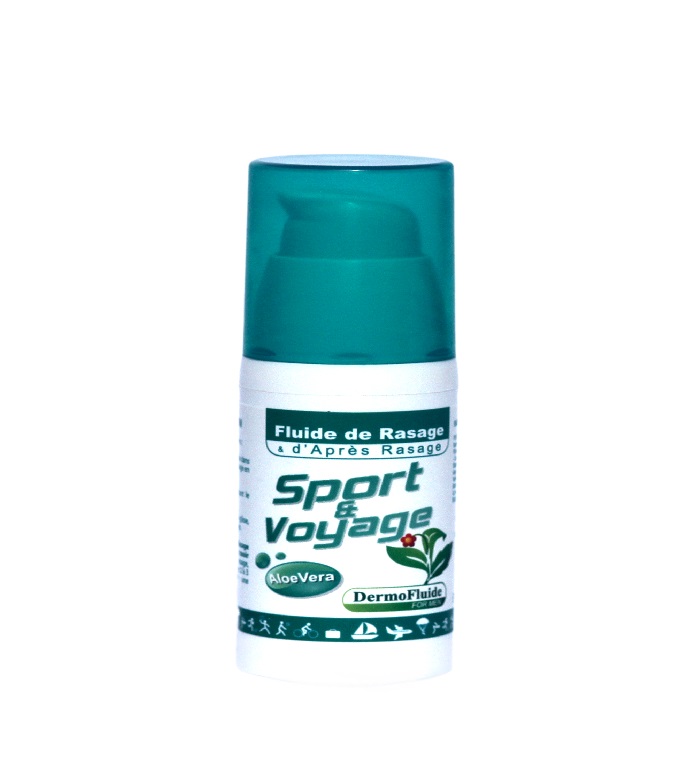 Dermofluide Sport et Voyage 2v1 olej a voda na holení 30 ml Dermofluide