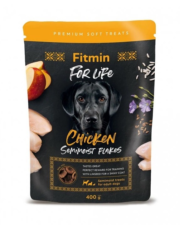 Fitmin For Life Chicken Flakes pamlsek pro psy 400 g Fitmin