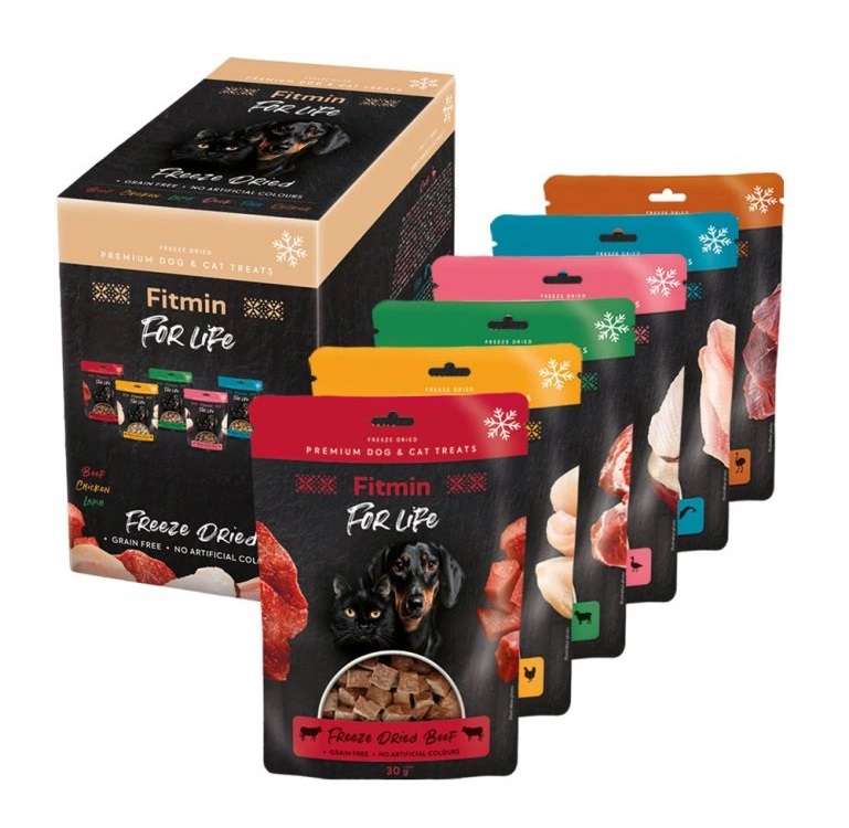 Fitmin For Life Multipack mrazem sušené pamlsky 6 ks Fitmin