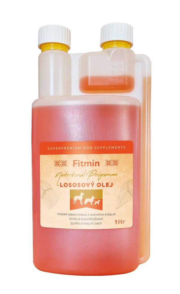 Fitmin Lososový olej pro psy 1 l Fitmin