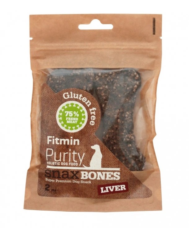 Fitmin Purity Snax Bones Játrová pochoutka pro psy 2 ks Fitmin