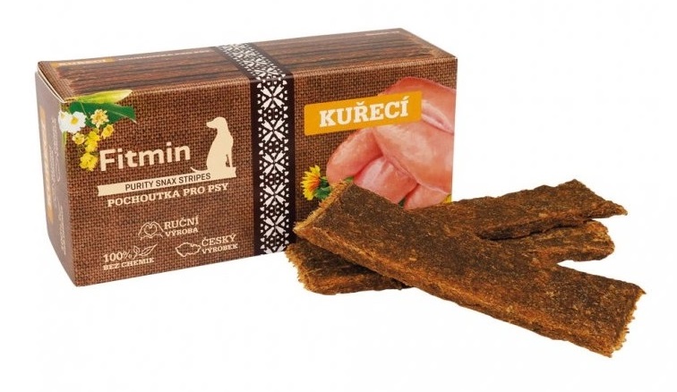 Fitmin Purity Snax Stripes Kuřecí pochoutka pro psy 120 g Fitmin