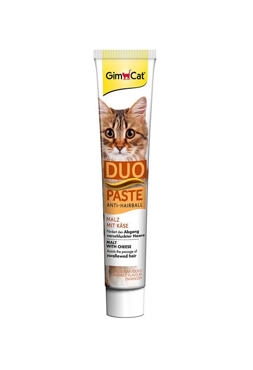 GimCat Duo pasta Anti-hairball sýr s maltozou 50 g GimCat