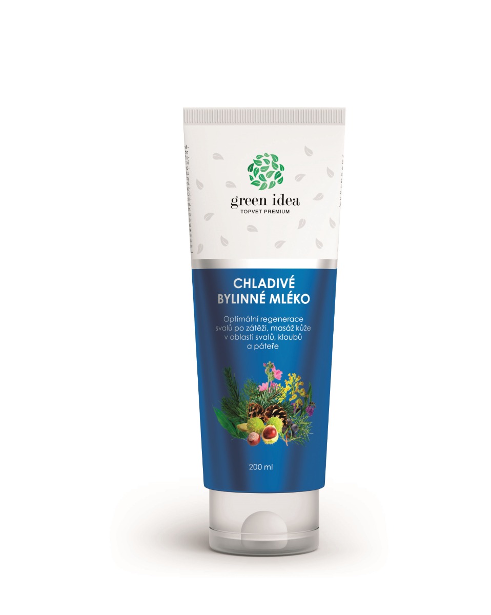 Green idea Chladivé bylinné mléko 200 ml Green idea
