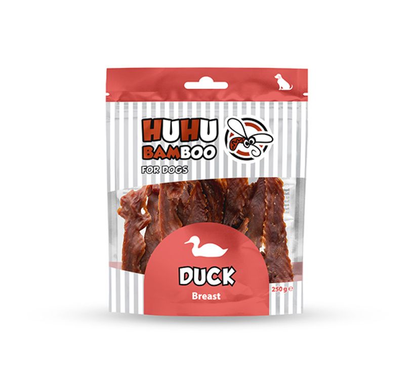 Huhubamboo Dog pamlsky kachní prsa 250 g Huhubamboo