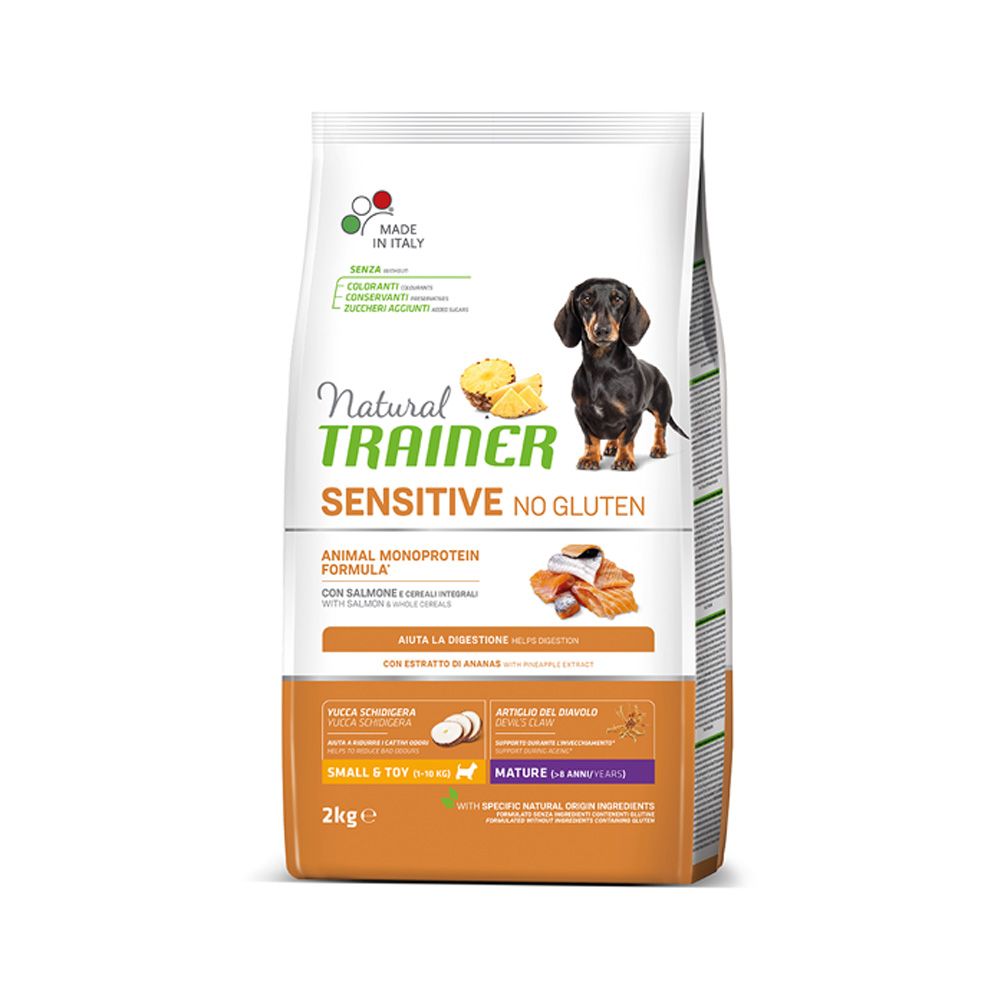 Natural Trainer No gluten maturity mini losos granule 2 kg Natural Trainer