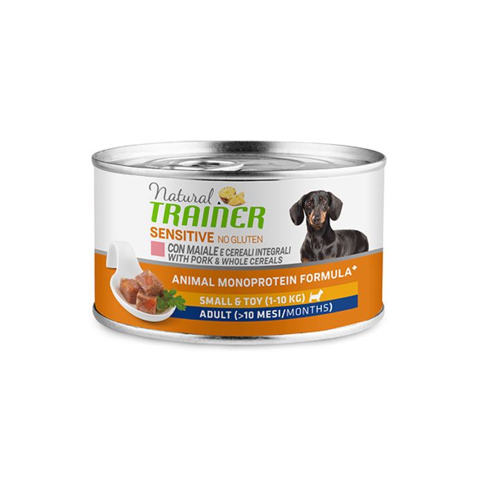 Natural Trainer No gluten small&toy vepřové konzerva 150 g Natural Trainer