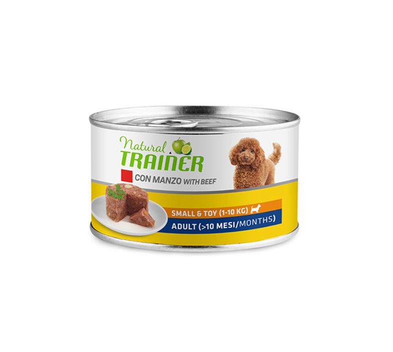 Natural Trainer Small&toy hovězí konzerva 150 g Natural Trainer