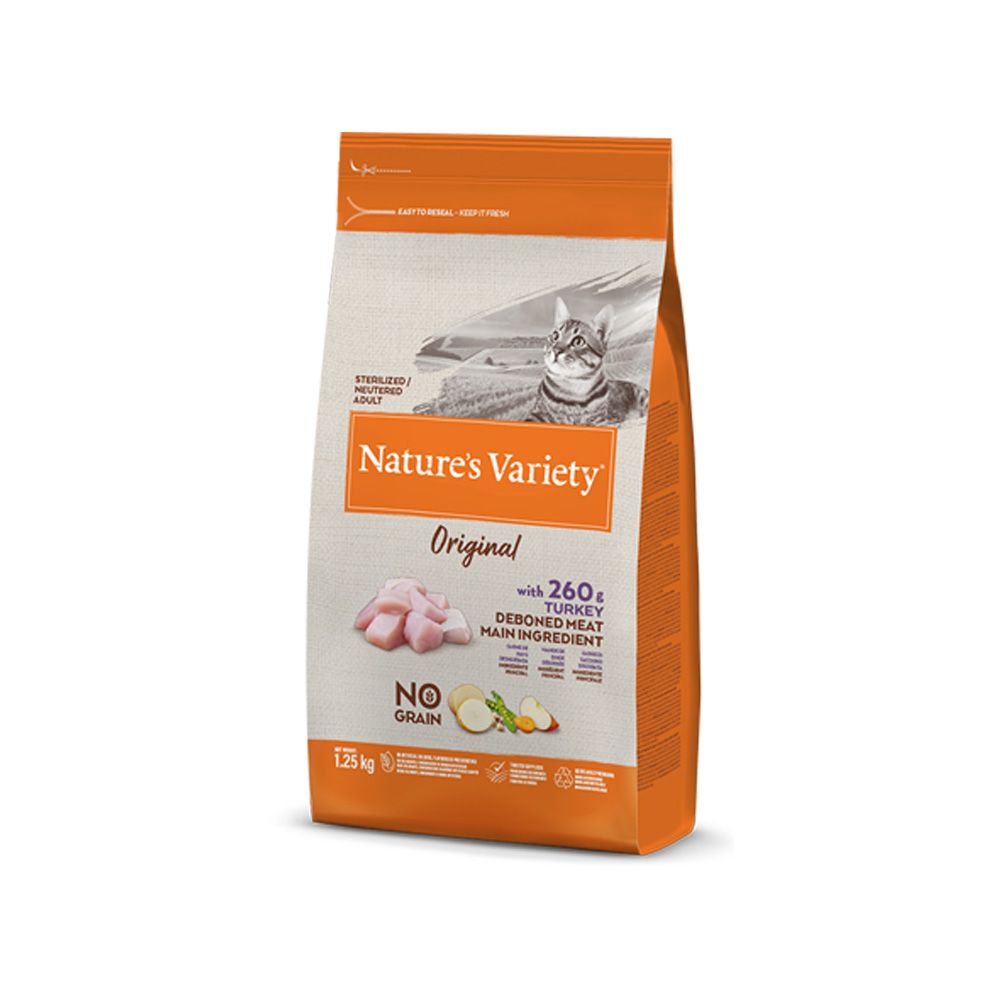 Natures Variety Original pro kočky s krůtím granule 1