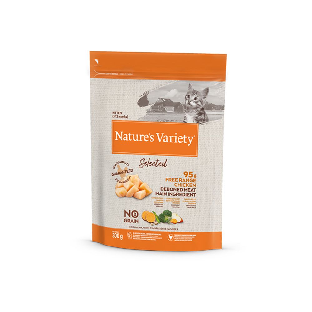 Natures Variety Selected pro koťata s kuřecím granule 300 g Natures Variety
