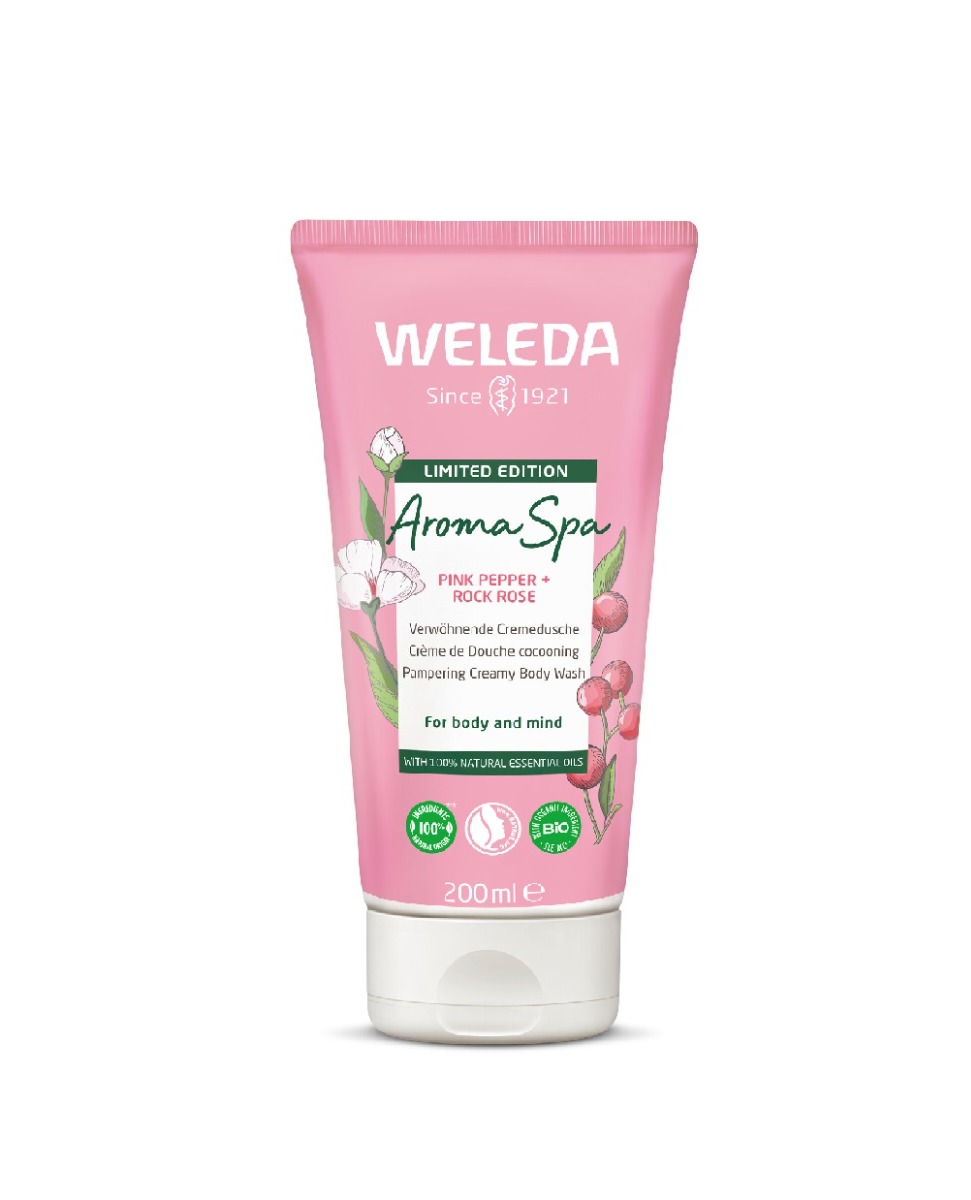 Weleda Aroma Spa Sprchový krém Pepper + Rose BIO 200 ml Weleda