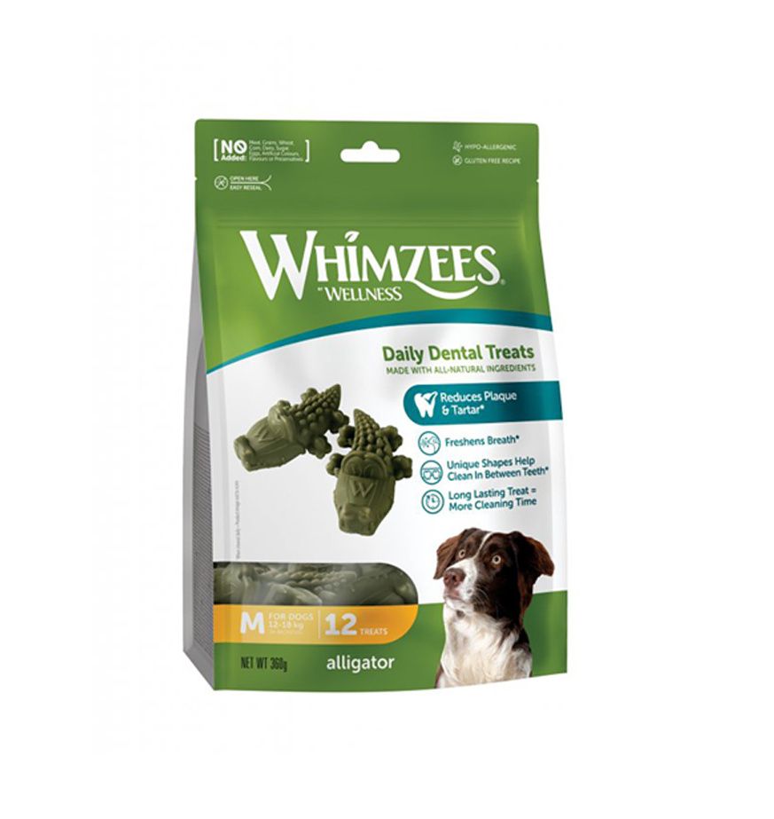 Whimzees Aligátor M 12 ks Whimzees