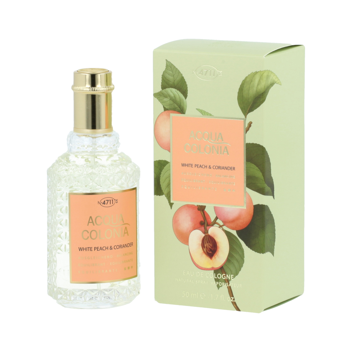 4711 Acqua Colonia White Peach & Coriander EDC 50 ml UNISEX 4711