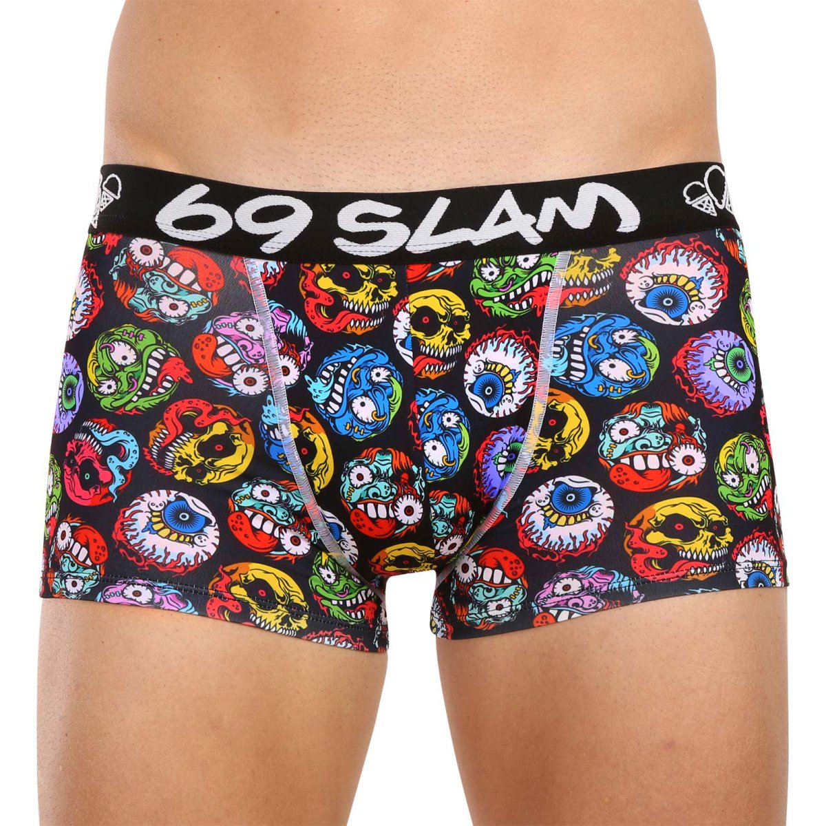 69SLAM Pánské boxerky hip monster ball mason (MSYMNR-PO) M 69SLAM