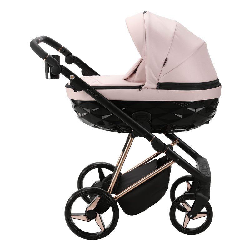 ADAMEX Kočárek kombinovaný Quantum Special Edition Pink/Rosegold ADAMEX